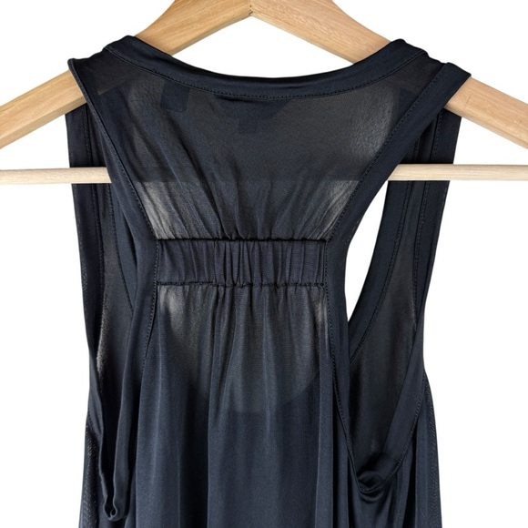 Ted Baker London black Skylon racer back tank top Size 2 - Picture 5 of 9